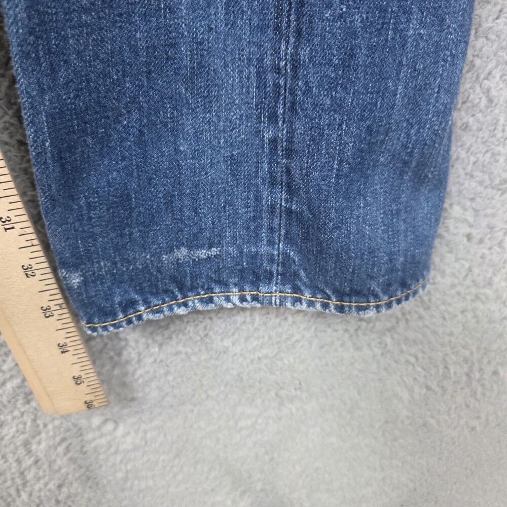Double RL RRL Jeans Women's 30x34 Blue Japan Woven Selvedge Denim - Picture 12 of 13